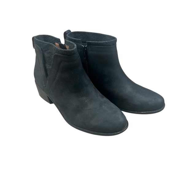 Vionic Joslyn black weather resistant women’s ankle boots SZ 8.5 - Picture 2 of 9